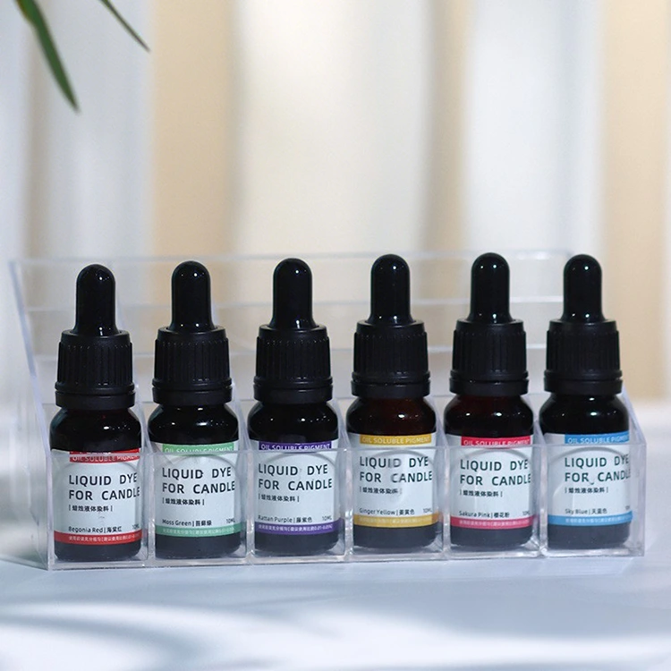 Течни бои за свеќи